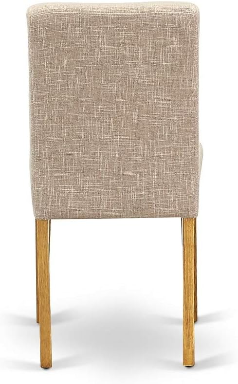 East West Furniture VAAB9-OAK-04 9 Piece Dining Table Set Includes an Oval - Image 12