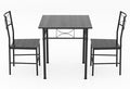 JOIN IRON 3-Piece Kitchen Dining Room Table Set by JOINIRONFurniture
