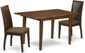 East West Furniture PSIP3-MAH-C 3 Piece Dining Room Table Set Contains a by EastWestFurniture