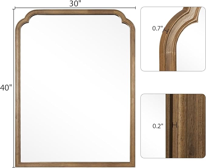 WallBeyond Wood Bathroom Mirrors - Image 6