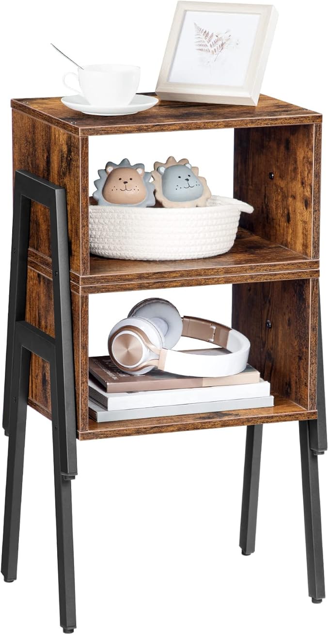 HOOBRO Nightstands Set of 2, Stackable End Table, Side Table, Bedside Tables - Image 8