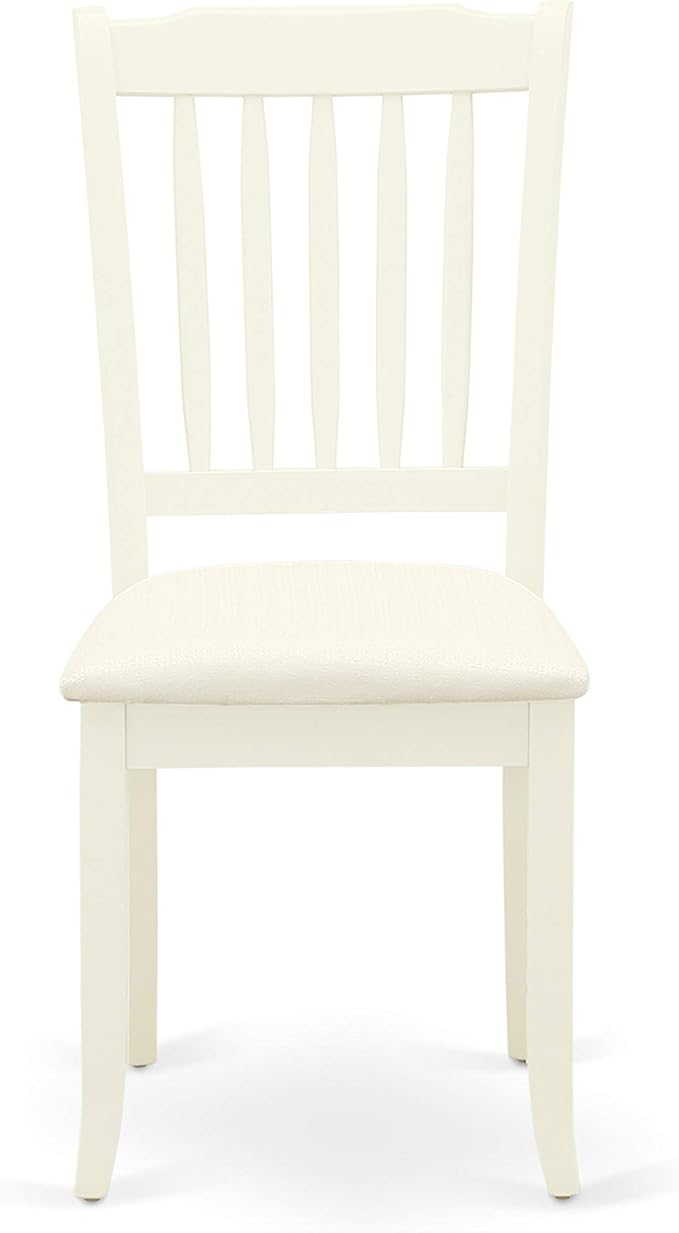 East West Furniture LGDA5-LWH-C 5 Piece Dining Room Table Set Includes a - Image 7