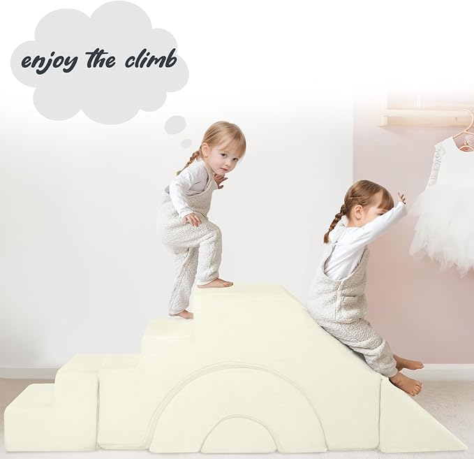 MeMoreCool Foam Climbing Toddler Couch, Modular Kids Sofa - Image 7