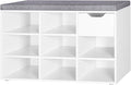 DINZI LVJ Shoe Bench, Entryway Storage Bench by DINZILVJ