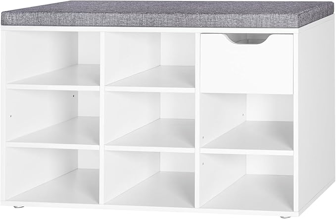DINZI LVJ Shoe Bench, Entryway Storage Bench by DINZILVJ
