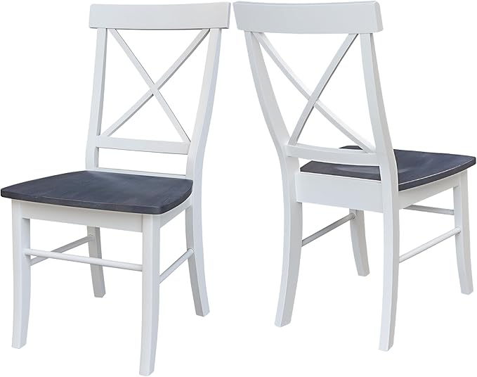 Set of Two X-Back Dining Chairs - Image 8