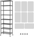 SINGAYE 8 Tier Shelf Organizer Storage Metal Shelves Garage Wire Shelving Unit by SINGAYE