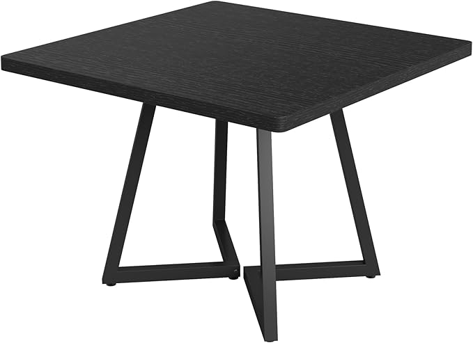 Tribesigns Square Dining Table for 2, 31.5" Industrial Dinner Table - Image 9