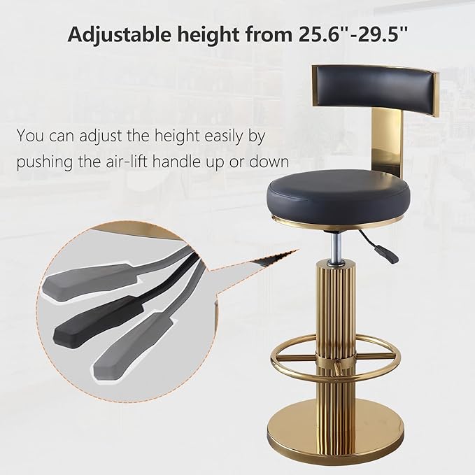 FUNROLUX Swivel Bar Stools - Image 4