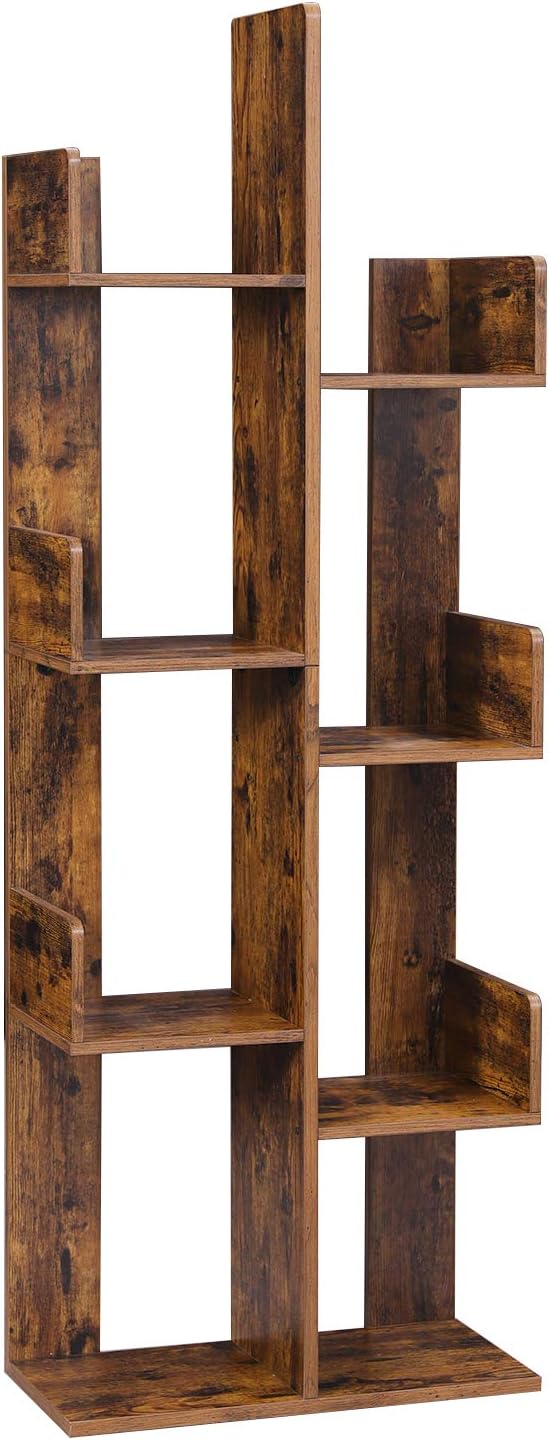 VASAGLE Bookcase, Tree-Shaped Bookshelf by VASAGLEbySONGMICSHOME