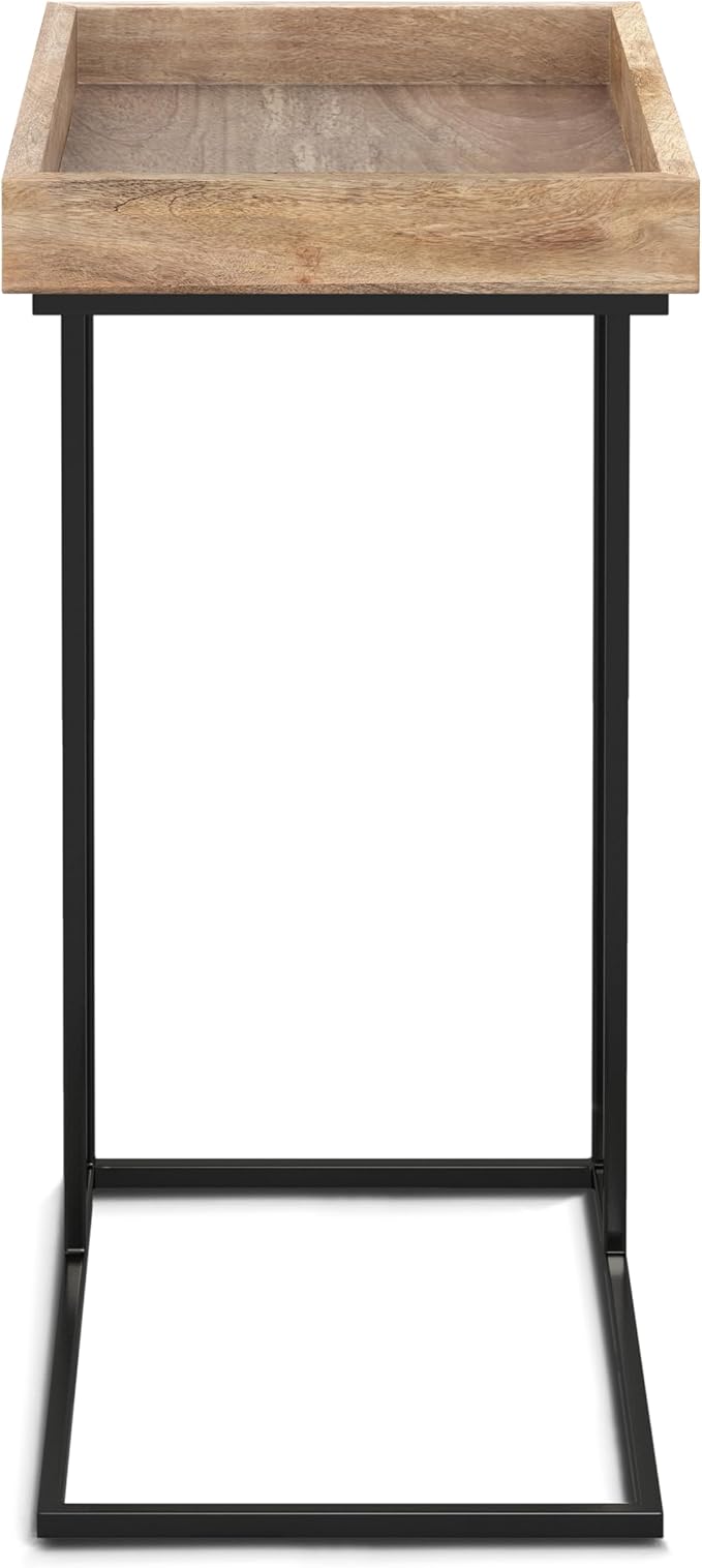 SIMPLIHOME Gallagher SOLID MANGO WOOD and Metal 12 inch Wide Rectangle - Image 4