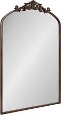 Kate and Laurel Arendahl Ornate Traditional Arched Mirror; 24 x 36; Bronze; by KateandLaurel