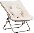 Welnow Comfy Saucer Chair, Oversized Folding Reading Chair by LifeGetsBetterWithWelnow