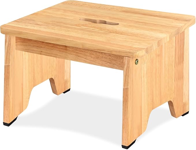 One Step Stool for Adults Seniors, Bed Steps for High Beds, Bedside Support by Natree