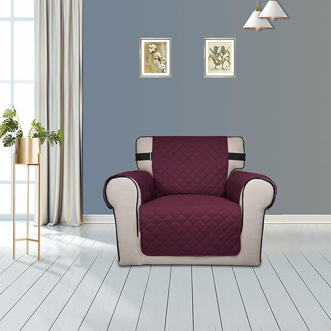 PureFit Reversible Sofa Cover Water Resistant Chair Couch Cover, Machine - Image 2