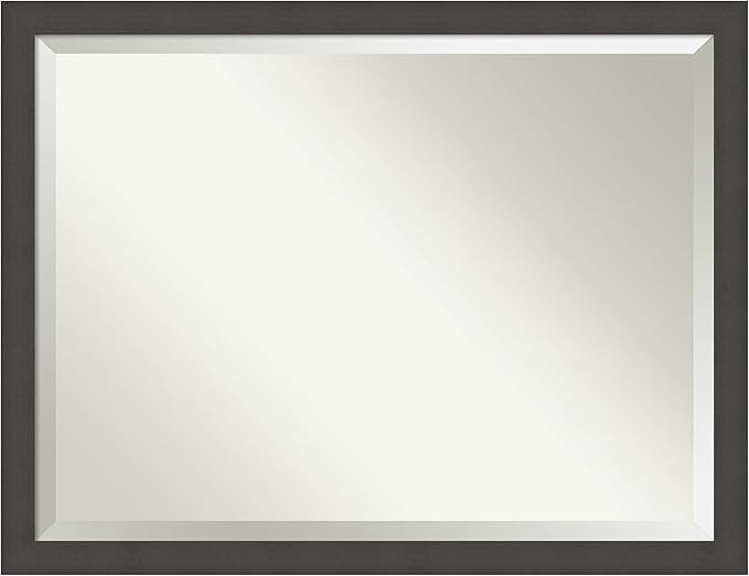 Amanti Art Silver Bathroom Mirror by AmantiArt