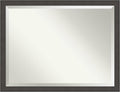 Amanti Art Silver Bathroom Mirror by AmantiArt