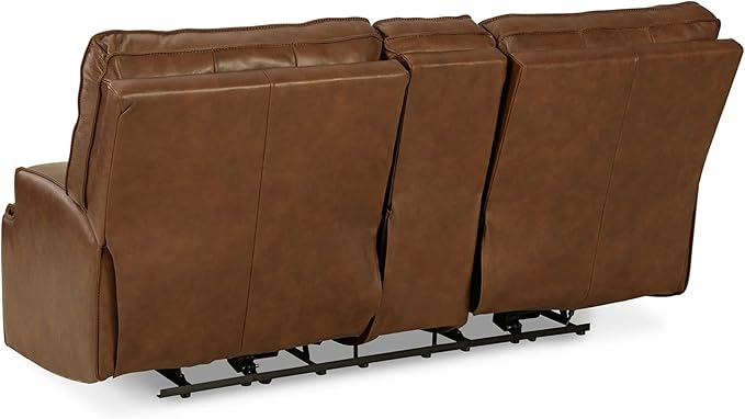Signature Design by Ashley Francesca Modern Tufted Leather Power Reclining - Image 7