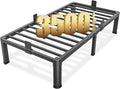 FUIOBYVV Twin Bed Frames with Round Corner Edge Legs, 14 Inch High 3500 lbs by FUIOBYVV
