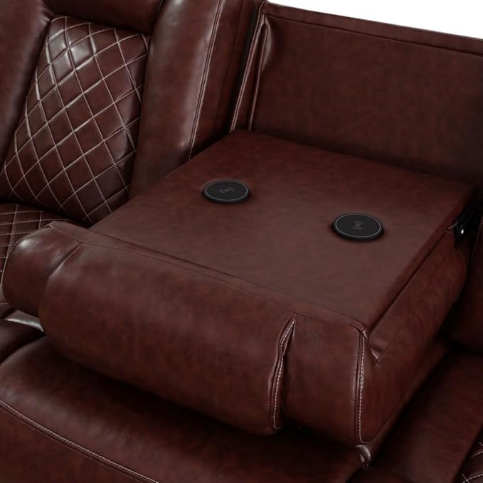 Electric Power Recliner Sofa Living Room Furniture, Comfy Home Theater - Image 4