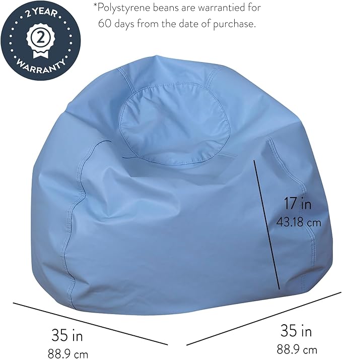 Children's Factory 35" Kids Bean Bag Chairs, Flexible Seating Classroom - Image 2