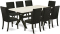 East West Furniture X627FL624-9 9 Piece Dining Room Furniture Set Includes a by EastWestFurniture