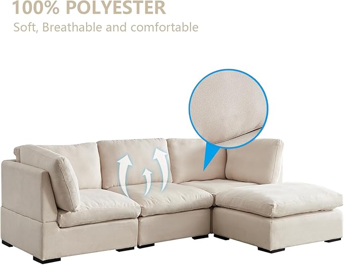 Modern L-Shaped Sectional Sofa - Image 5