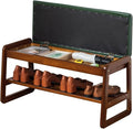 Shoe Rack Bench, Solid Wood Entryway Bench by ABAMFUR