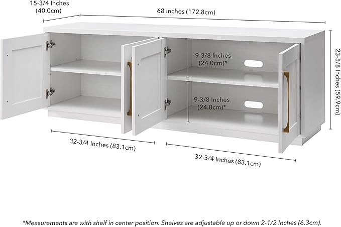 Henn&Hart Tillman Rectangular TV Stand - Image 9