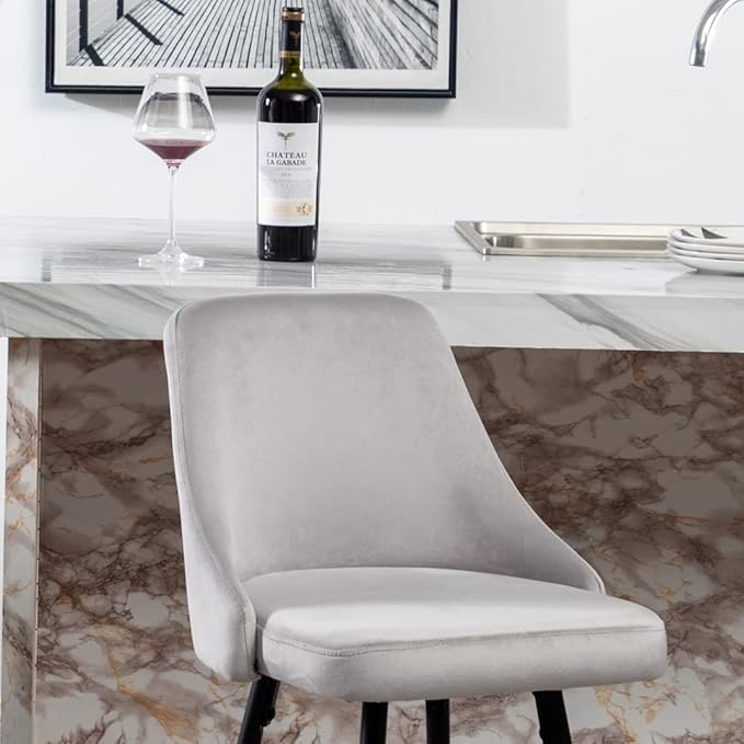 BTEXPERT® Set of 2, Premium upholstered Dining 25" High Counter Back Stool Bar - Image 7