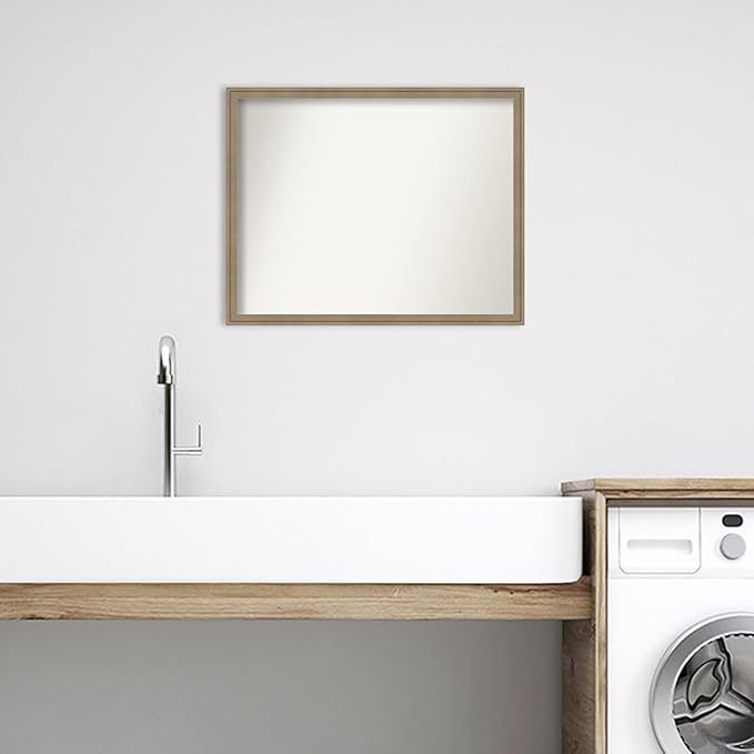 Amanti Art Grey Bathroom Mirror - Image 6