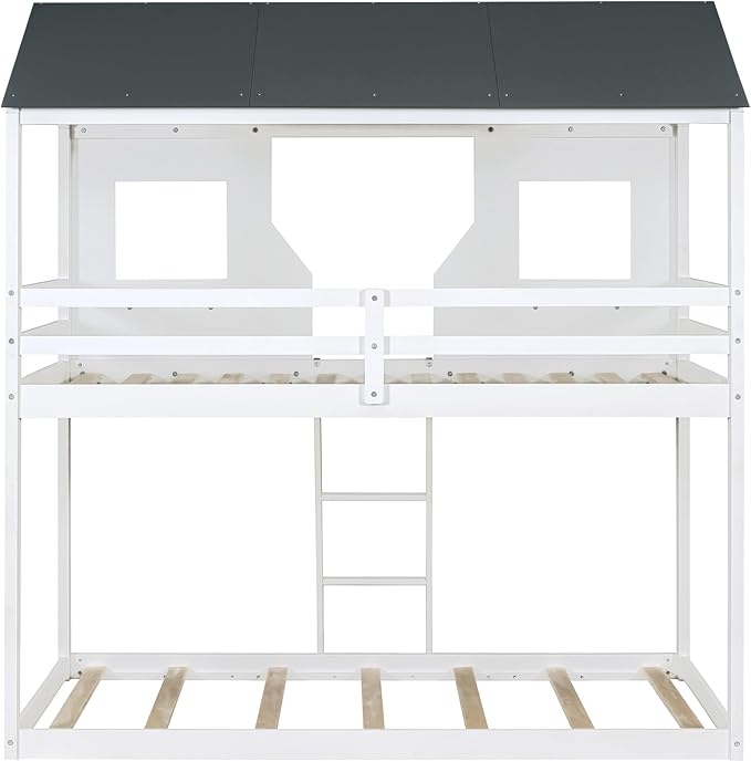 Ball & Cast Twin Over Twin Size Playhouse Bunk Bed - Image 8