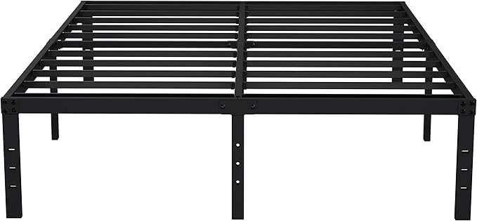 EMODA 16 Inch Platform King Bed Frame No Box Spring Needed, Heavy Duty Metal by EMODA