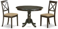 East West Furniture HLBO3-CAP-C 3 Piece Dining Table Set by EastWestFurniture