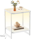 VASAGLE End Table, 2-Tier Side Table by VASAGLEbySONGMICSHOME