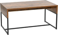 Household Essentials Wrap Rectangular Coffee Table Rustic Hickory Wood Grain by HouseholdEssentials
