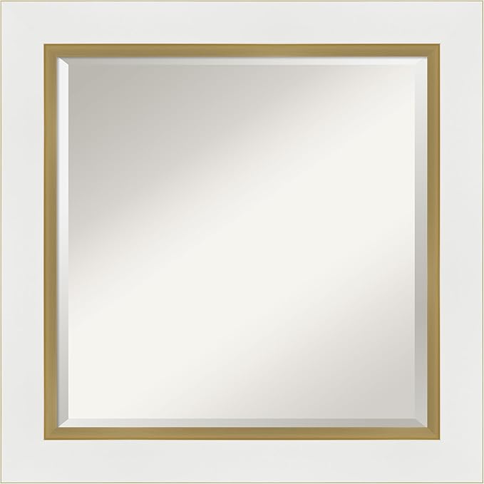 Amanti Art White Bathroom Mirror by AmantiArt