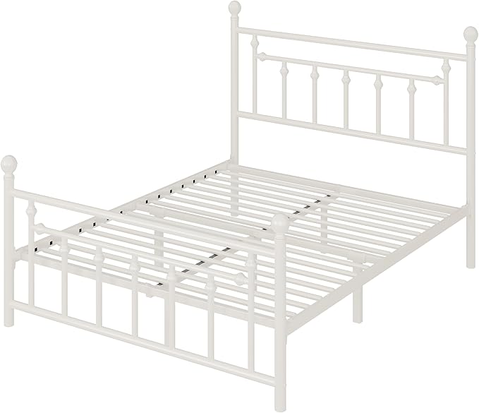 Allewie 14 Inch Full Size Metal Platform Bed Frame - Image 8