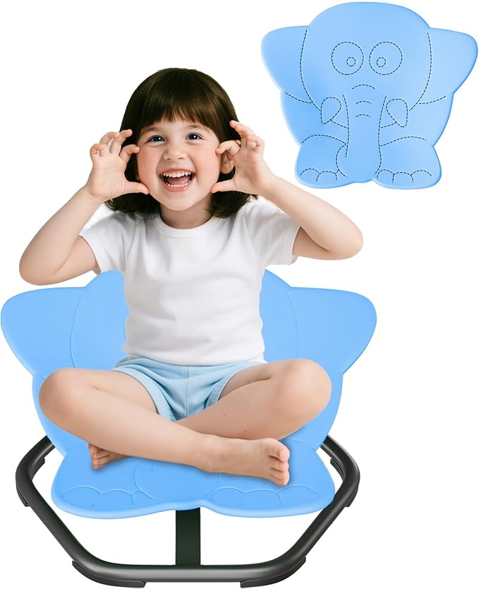21" L × 19" W Spinning Chair for Autistic Kids, Sensory Toys for Kids by Unknown