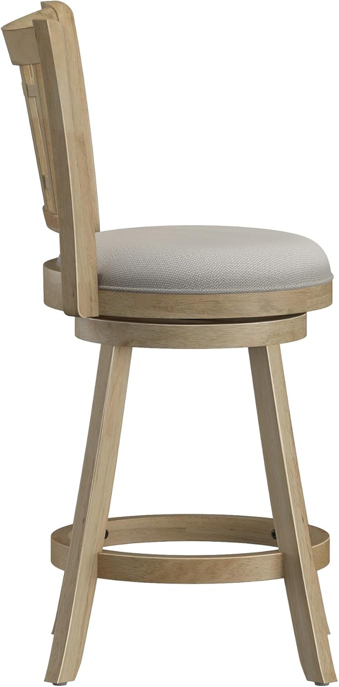 Hillsdale Fairfox 24.5" Wood Swivel Counter Height Stool - Image 12