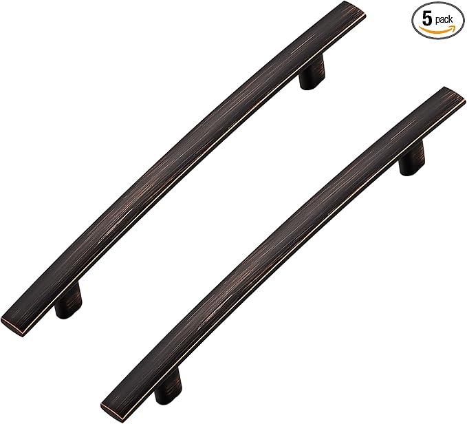 5 Pack Cabinet Handles 5" Hole Center by Ravinte+Decor