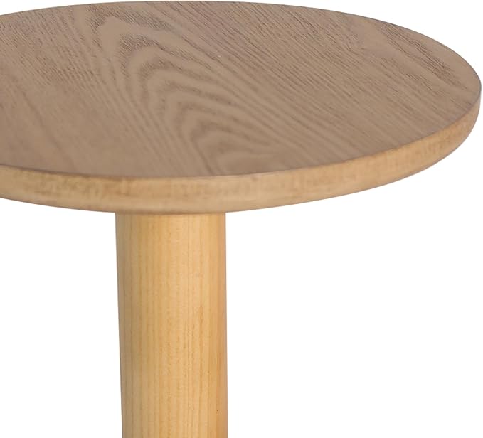 Round Side Table, 11.6 Inch Modern Accent End Table - Image 5