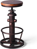 Vintage Swivel Bar Stool Industrial Coffee Kitchen Dining Chair Fire Hydrant by BOKKOLIK