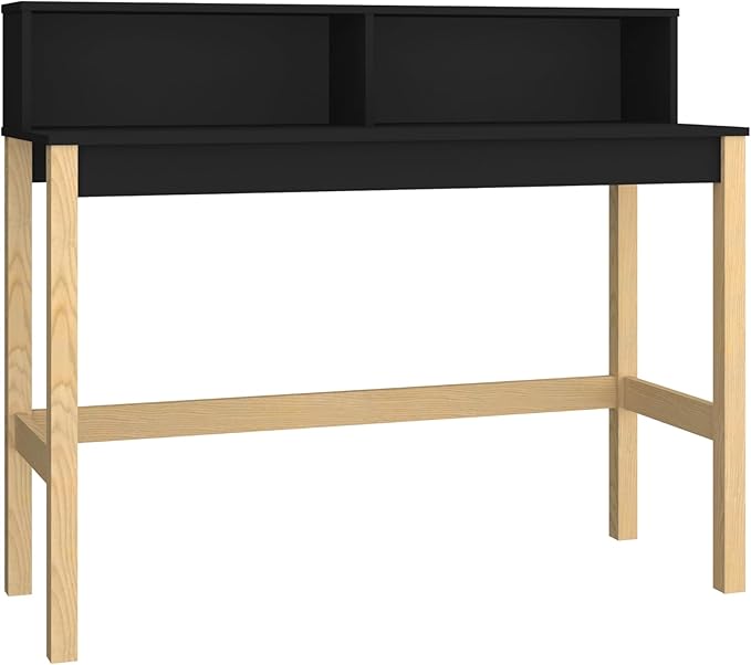 Manhattan Comfort Bowery 47 Inch Mid Century Modern Home Office Desk, Study - Image 8