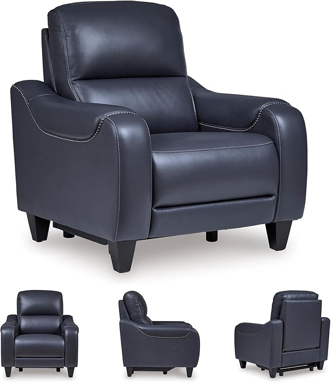 Signature Design by Ashley Mercomatic Contemporary Leather Match Wall Hugger - Image 8