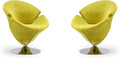 Manhattan Comfort Tulip Swivel Accent Chair Set of 2 by ManhattanComfort