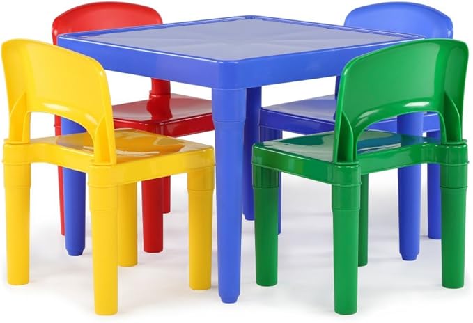 Primary Plastic Activity Table & 4 Chairs by HumbleCrew