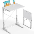 21''Wx28''H Folding TV Tray for Eating, Small Foldable C-Shaped Tray Table by Evermagin