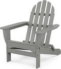 POLYWOOD AD5030GY Classic Folding Adirondack, Slate Grey by POLYWOOD