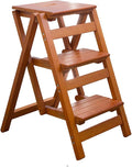 KINGBO Step Stool for Adults/Step Ladder/Counter Chair, 3-Step Folding Portable by KINGBO
